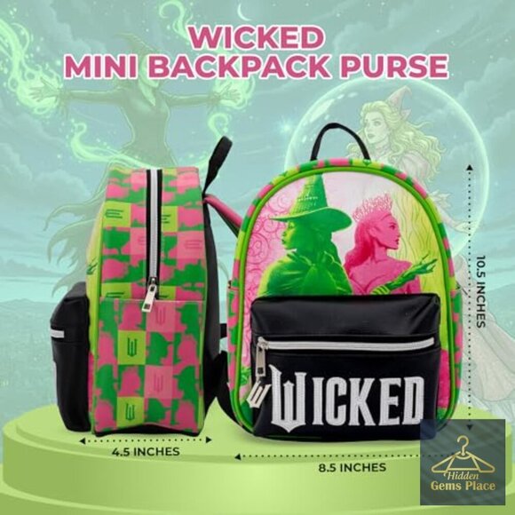 Mini PU Backpack Purse with Adjustable Straps, 10.5 Inch Faux Leather main image 3